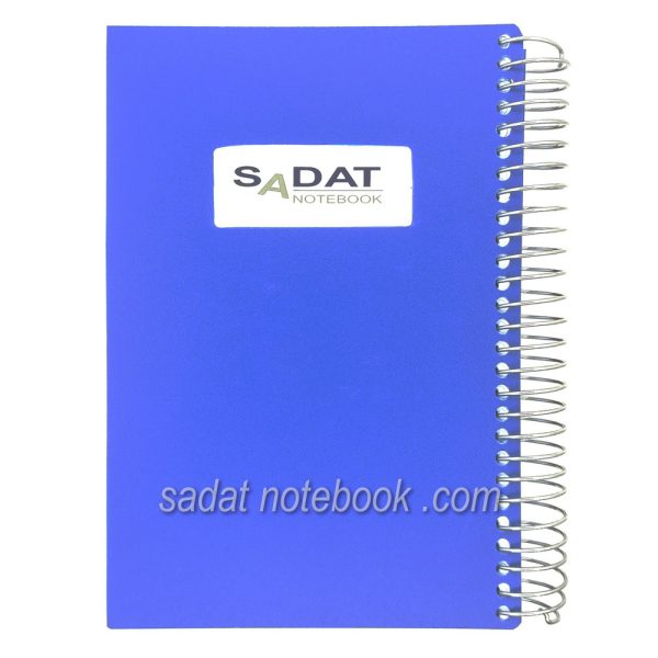دفتر یادداشت پنجره دار بغل سیم 80 برگ سادات کد A-117
